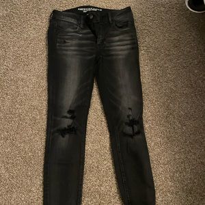 AEO Black Jeggings